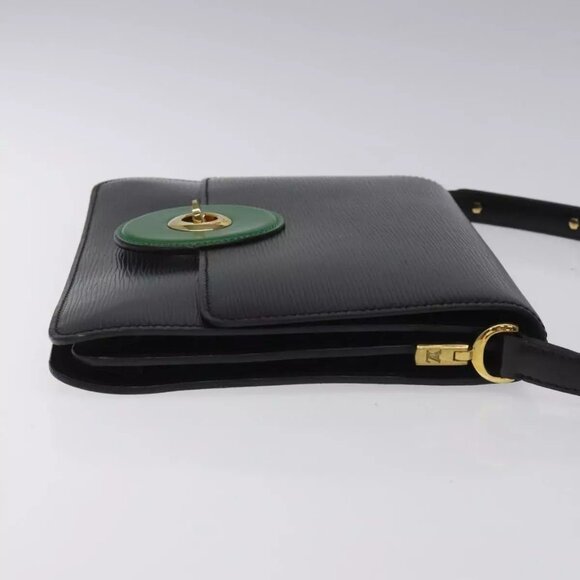 LOUIS VUITTON Epi Free Run Shoulder Bag Green Black M52414 LV Auth 115150 - Picture 5 of 16